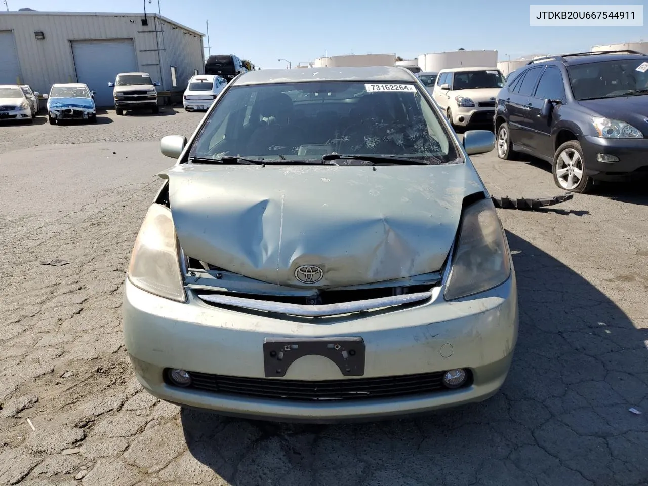 2006 Toyota Prius VIN: JTDKB20U667544911 Lot: 73162264