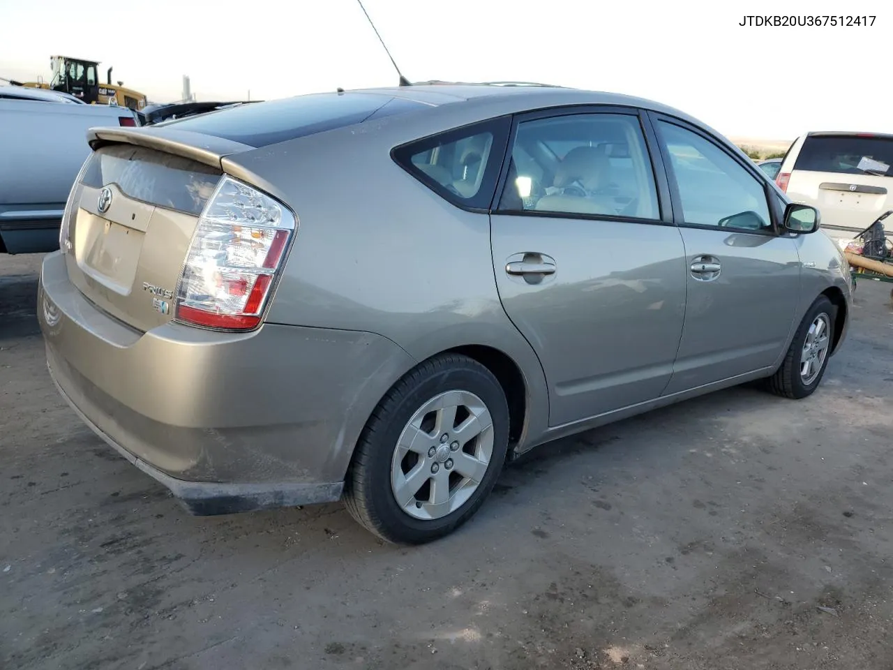 2006 Toyota Prius VIN: JTDKB20U367512417 Lot: 73424774