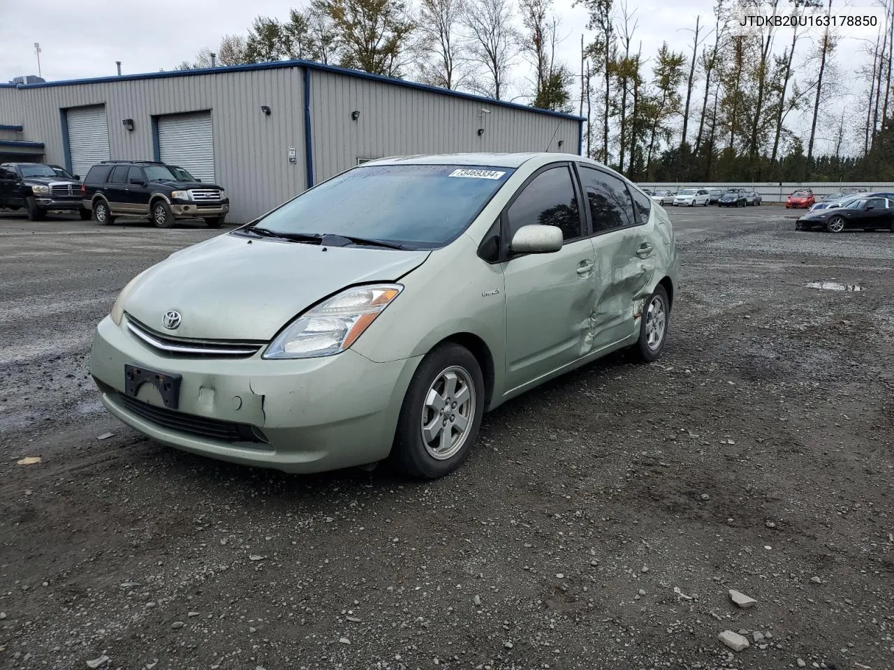 2006 Toyota Prius VIN: JTDKB20U163178850 Lot: 73469334