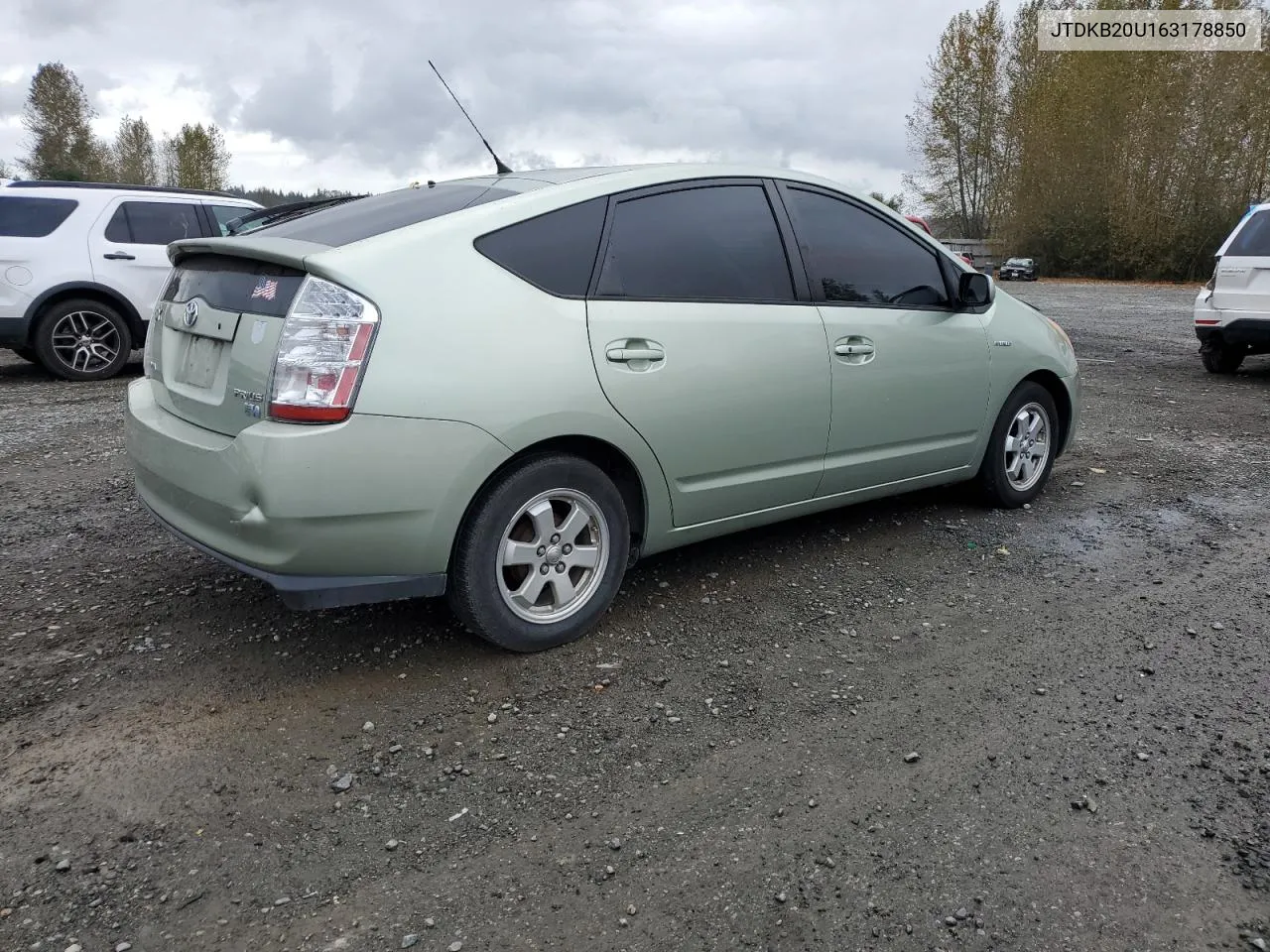 2006 Toyota Prius VIN: JTDKB20U163178850 Lot: 73469334