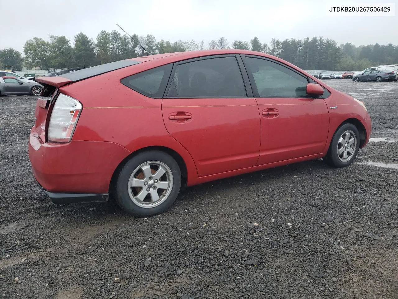 2006 Toyota Prius VIN: JTDKB20U267506429 Lot: 73671014