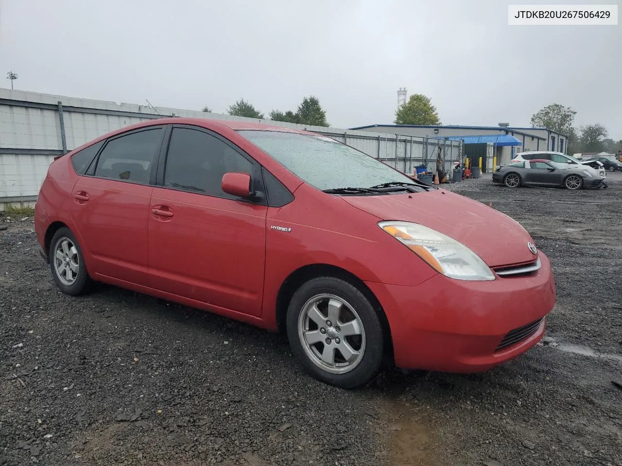 2006 Toyota Prius VIN: JTDKB20U267506429 Lot: 73671014