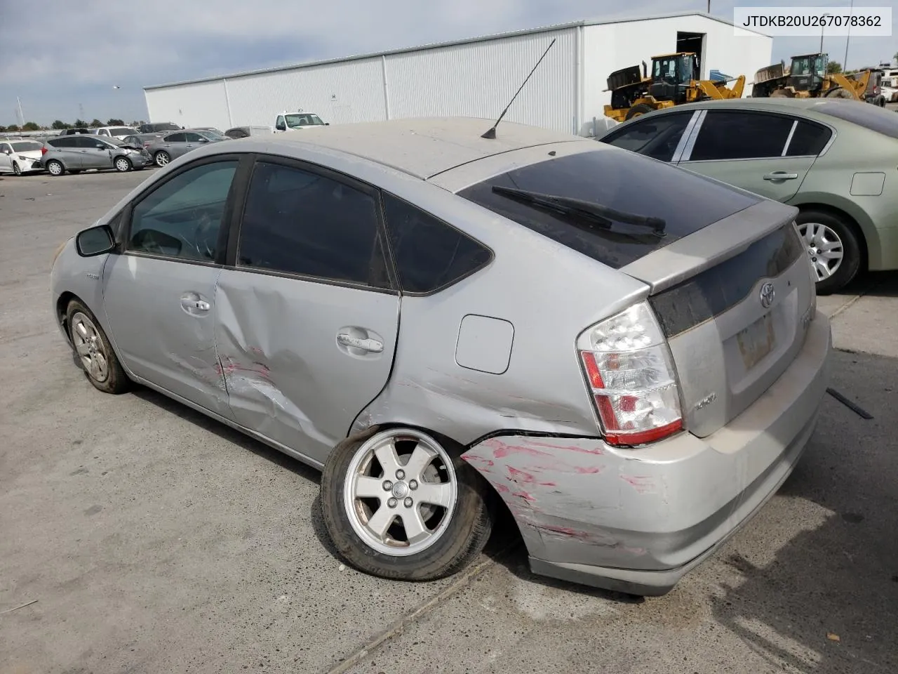 2006 Toyota Prius VIN: JTDKB20U267078362 Lot: 73725254