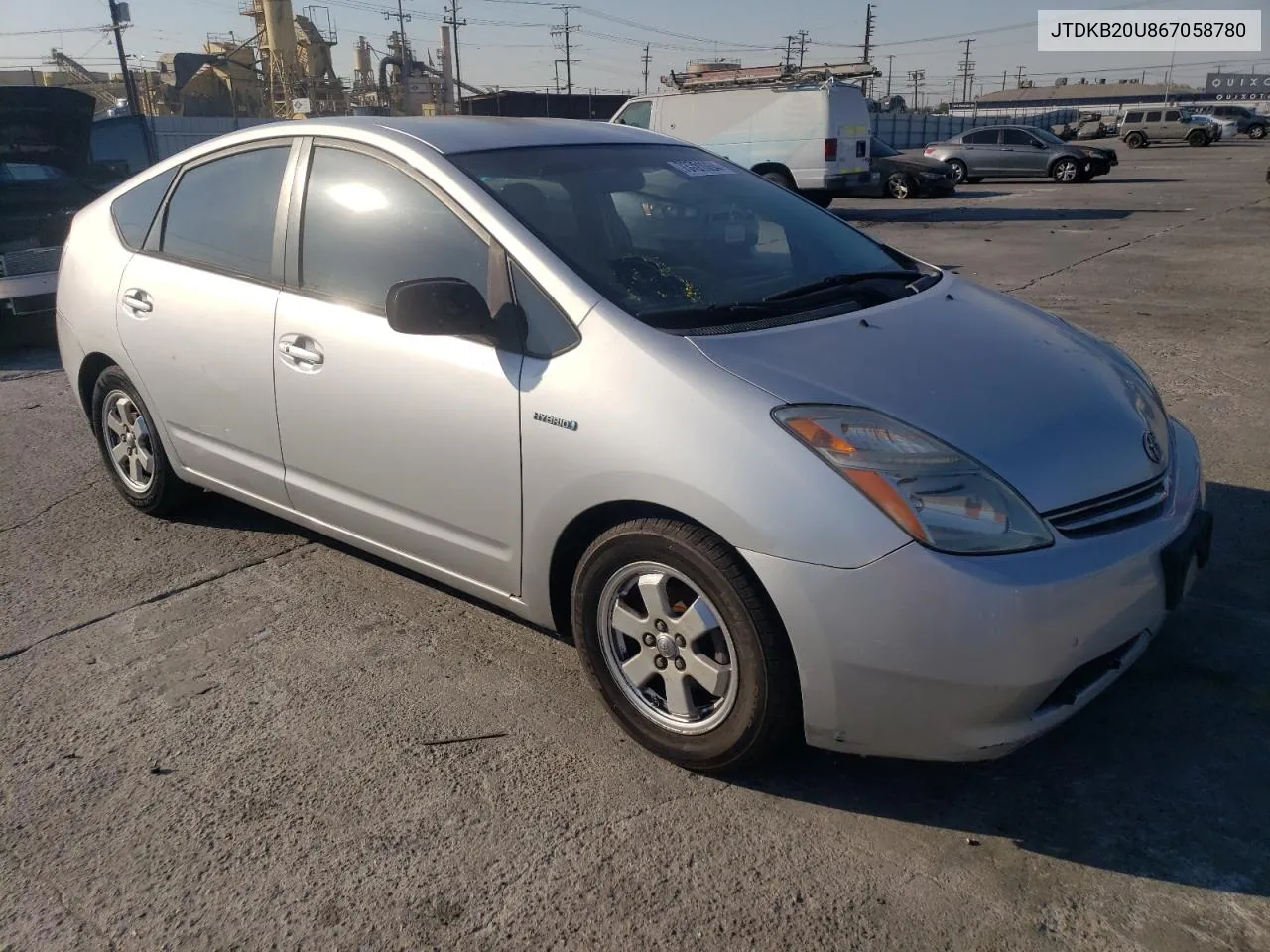 2006 Toyota Prius VIN: JTDKB20U867058780 Lot: 73791064