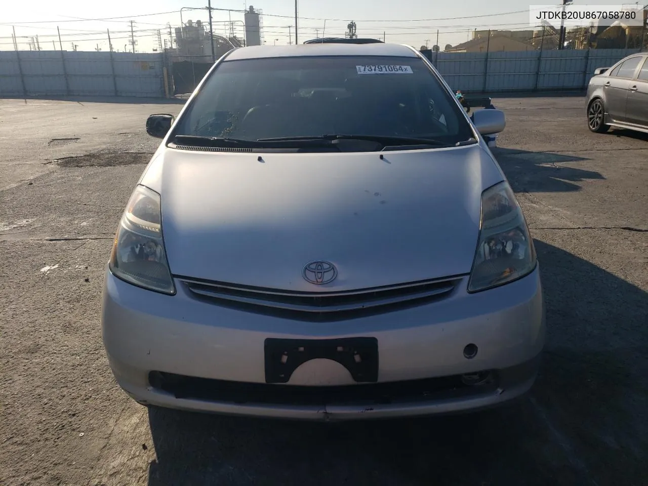 2006 Toyota Prius VIN: JTDKB20U867058780 Lot: 73791064