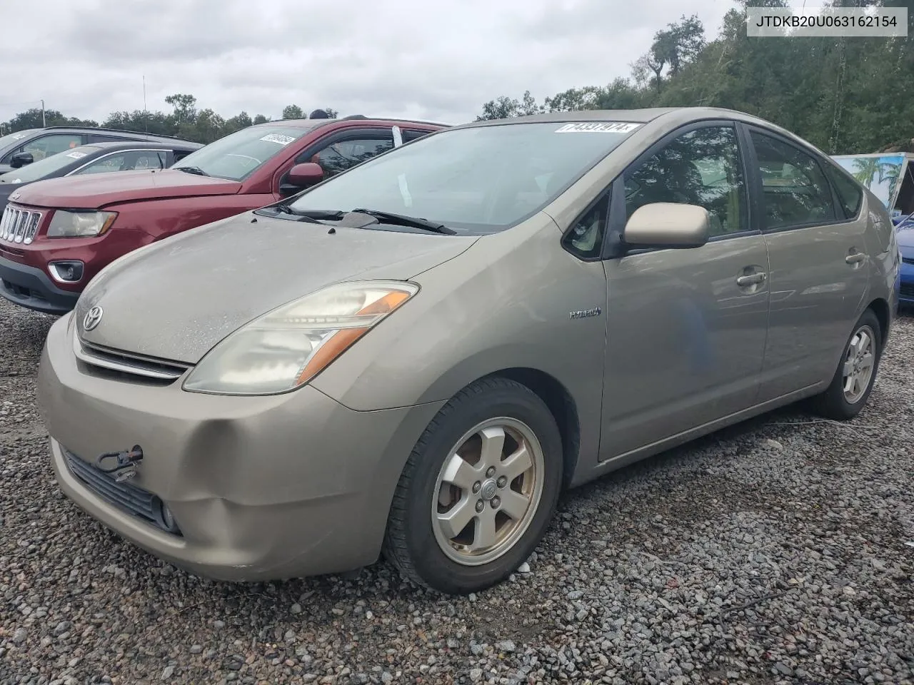 2006 Toyota Prius VIN: JTDKB20U063162154 Lot: 74337974