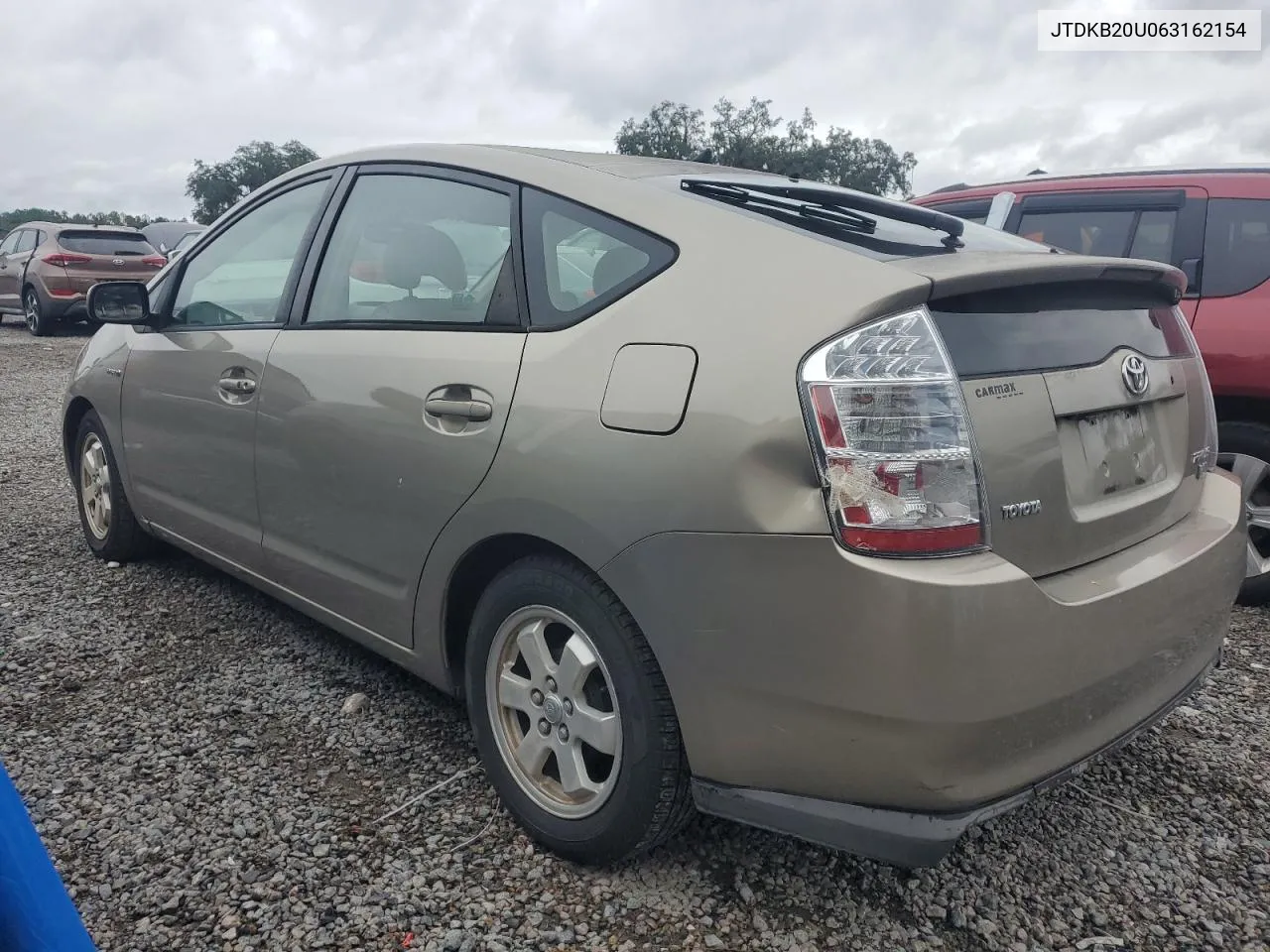 2006 Toyota Prius VIN: JTDKB20U063162154 Lot: 74337974