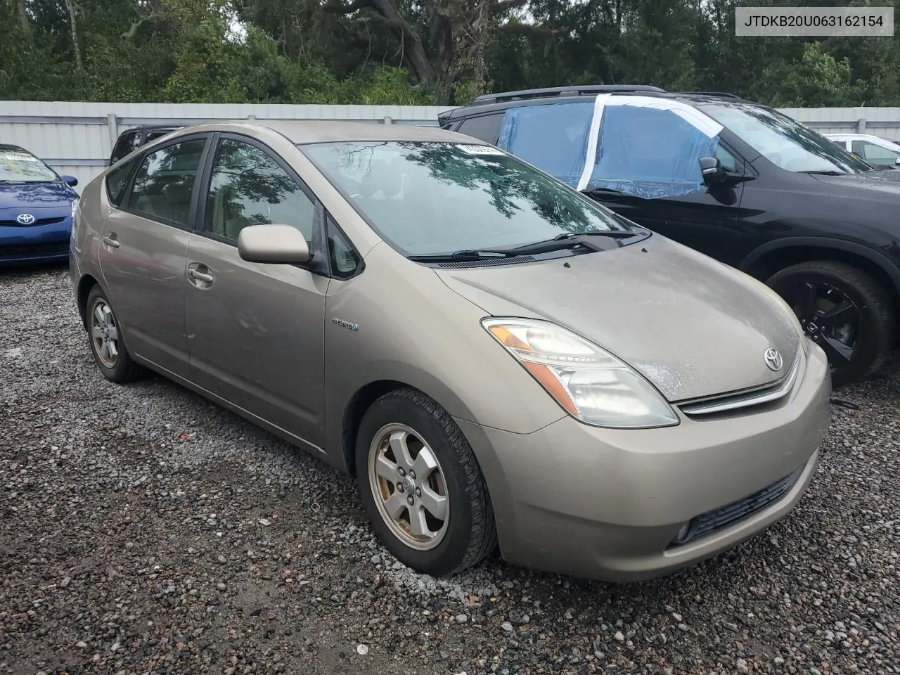 2006 Toyota Prius VIN: JTDKB20U063162154 Lot: 74337974