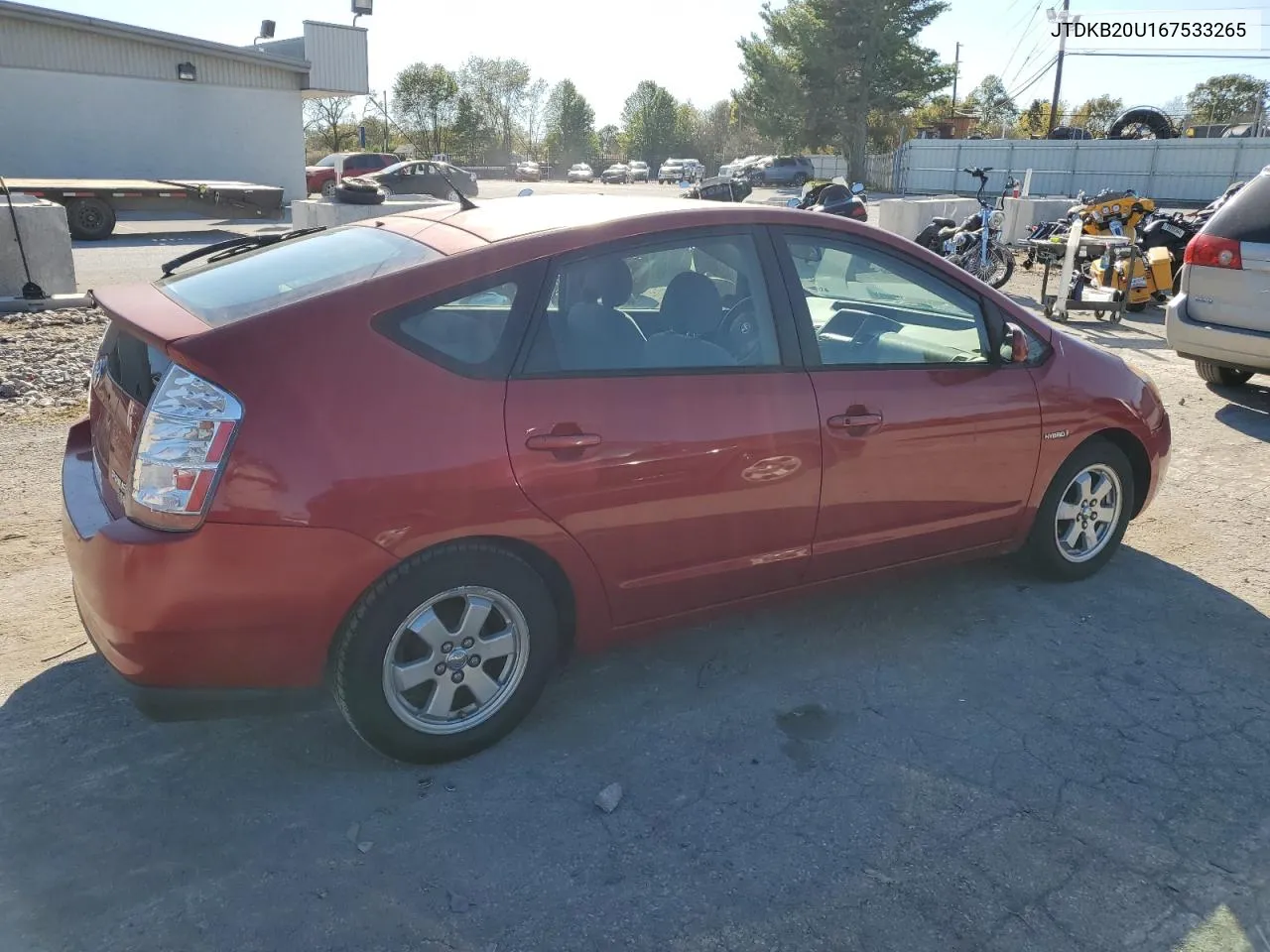 2006 Toyota Prius VIN: JTDKB20U167533265 Lot: 75684974