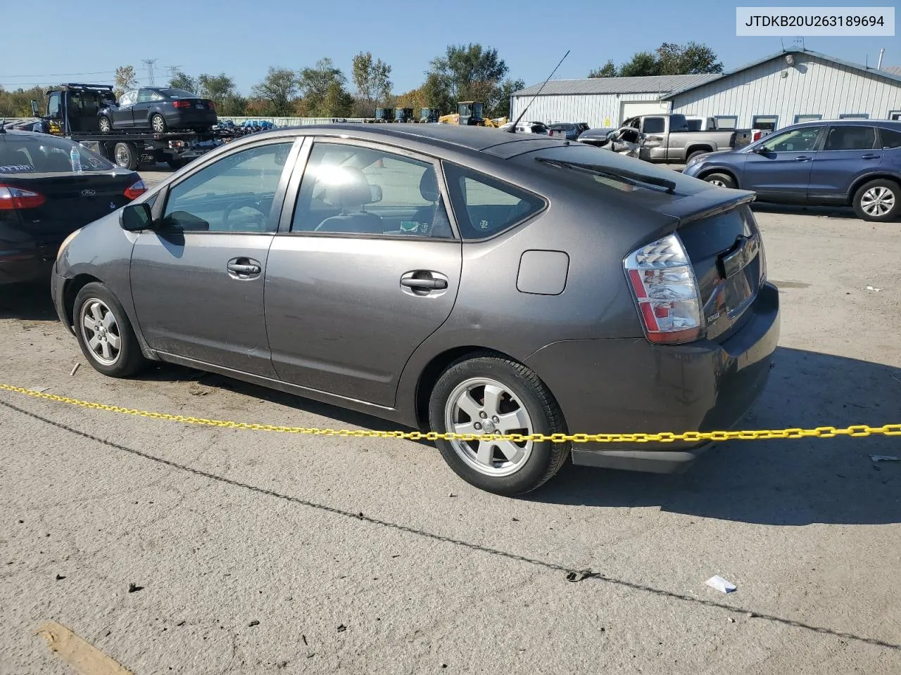 2006 Toyota Prius VIN: JTDKB20U263189694 Lot: 75701554