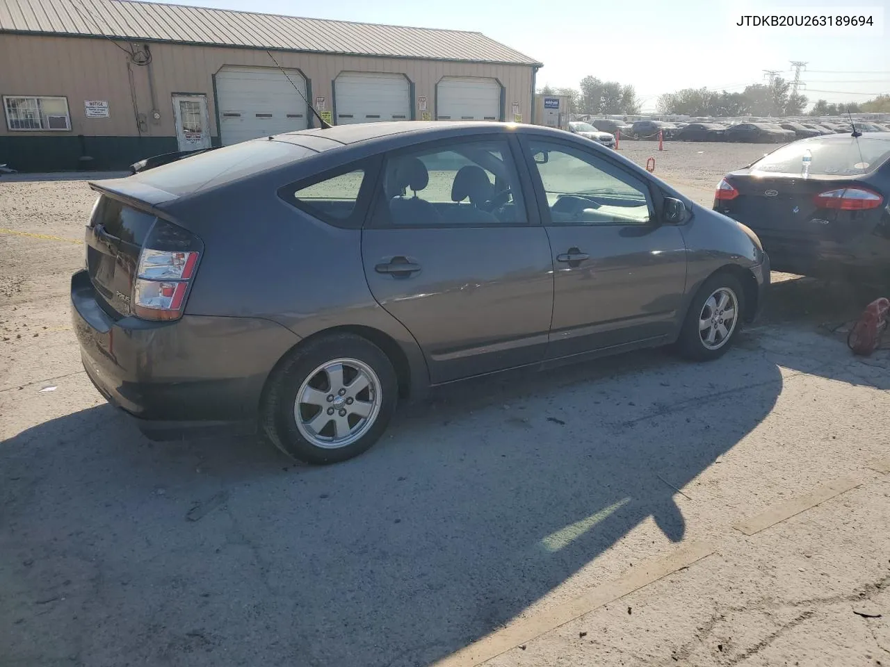 2006 Toyota Prius VIN: JTDKB20U263189694 Lot: 75701554