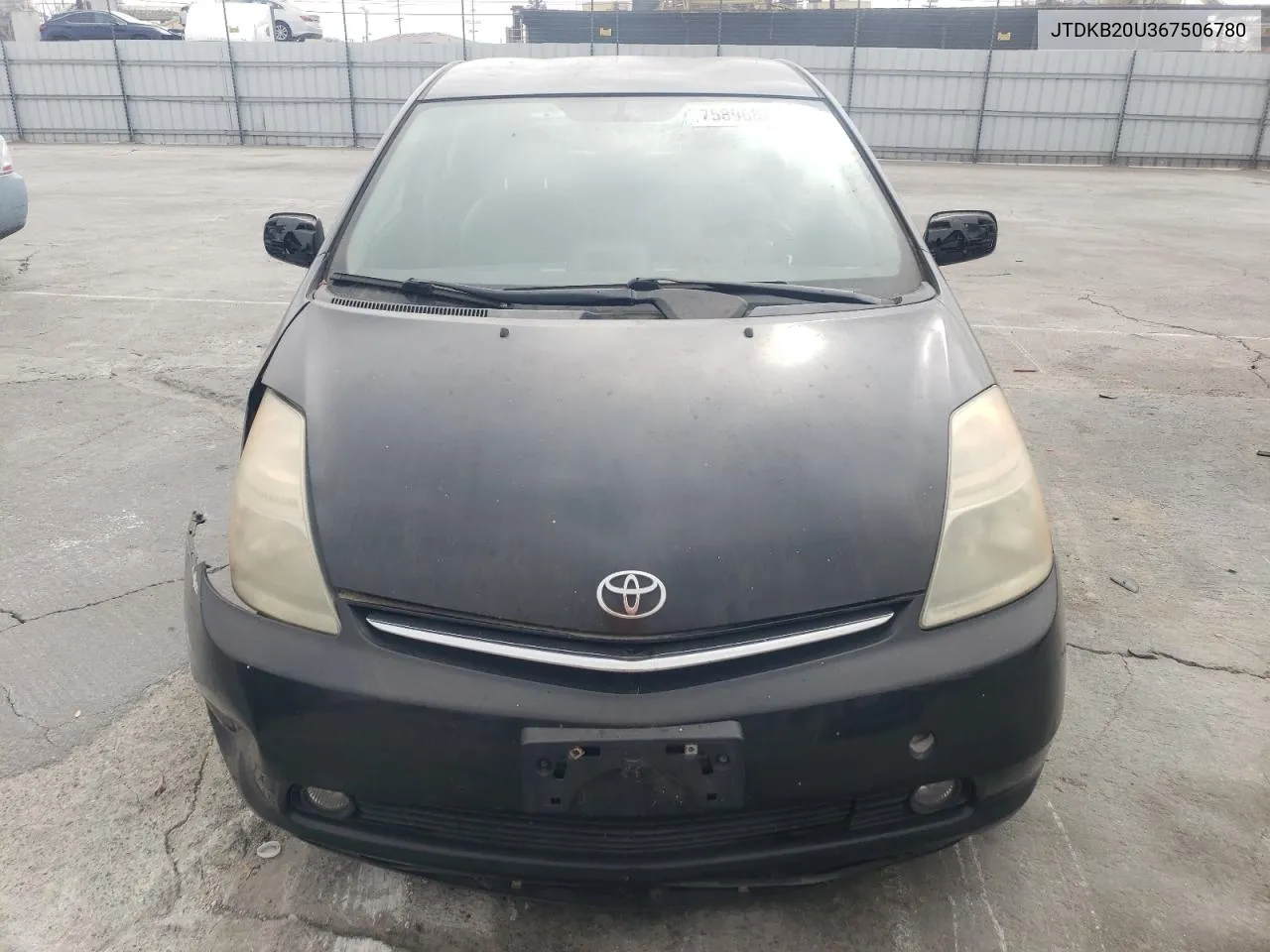 2006 Toyota Prius VIN: JTDKB20U367506780 Lot: 75896884