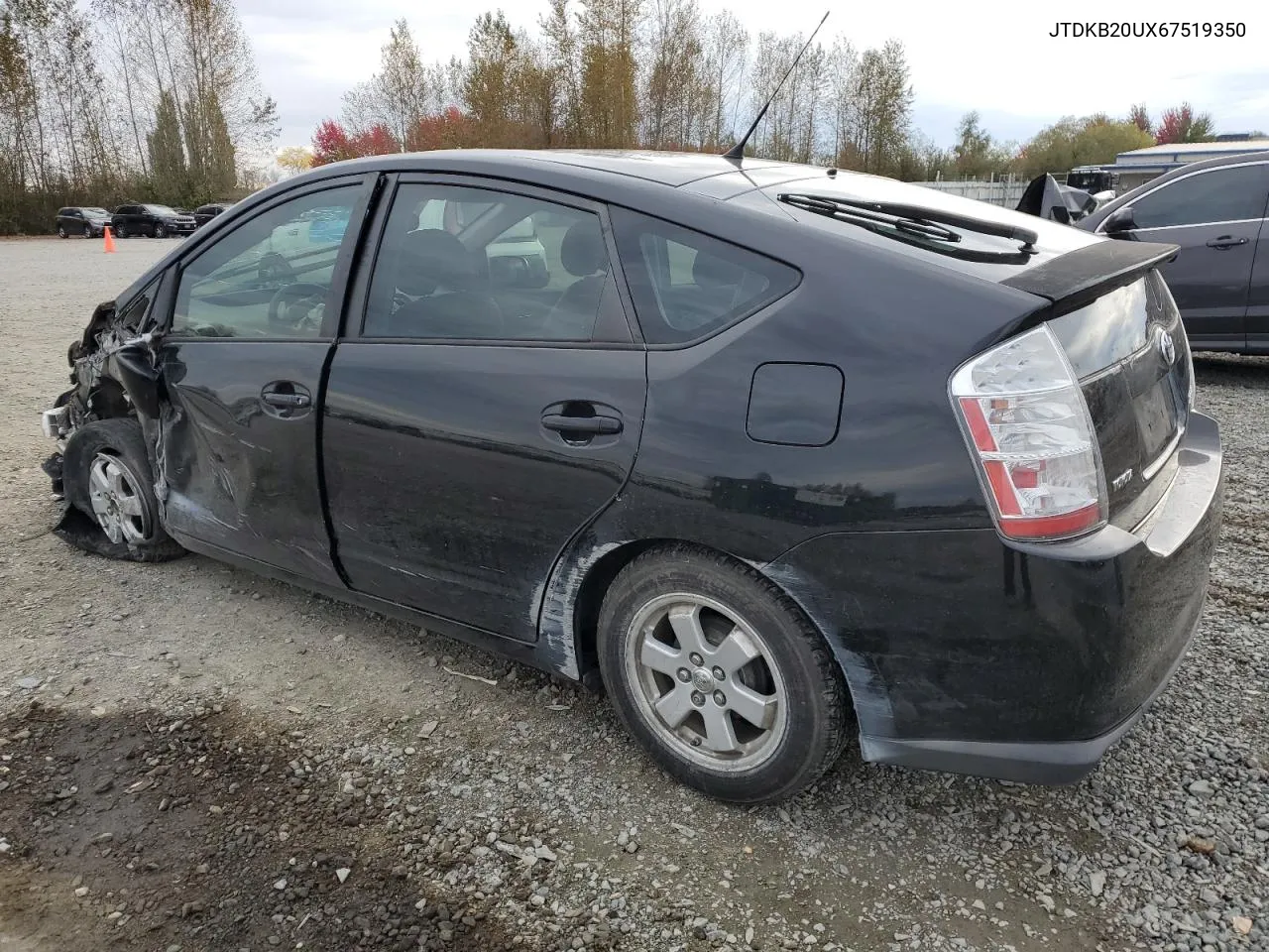 2006 Toyota Prius VIN: JTDKB20UX67519350 Lot: 76051134