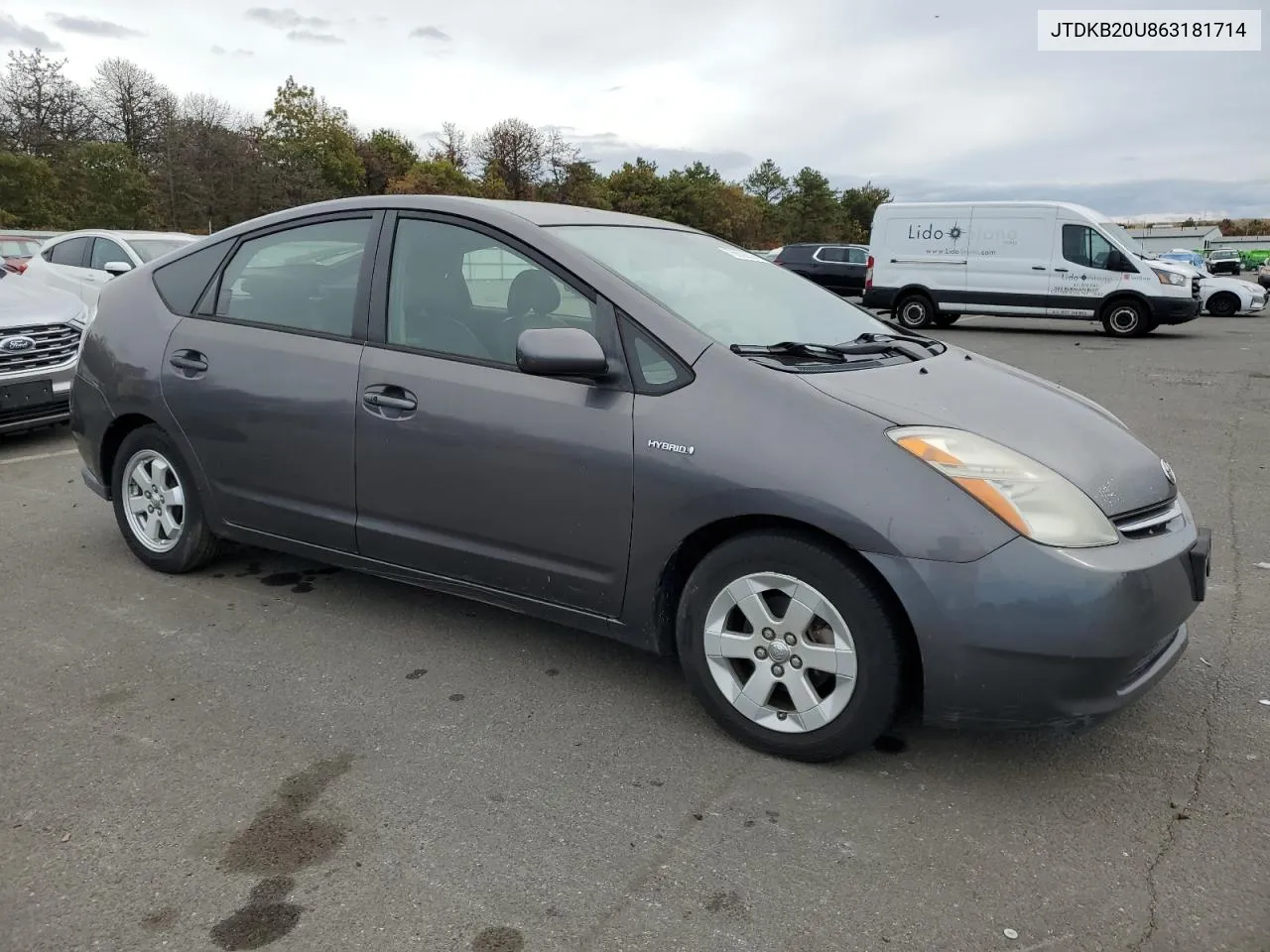 2006 Toyota Prius VIN: JTDKB20U863181714 Lot: 76632594