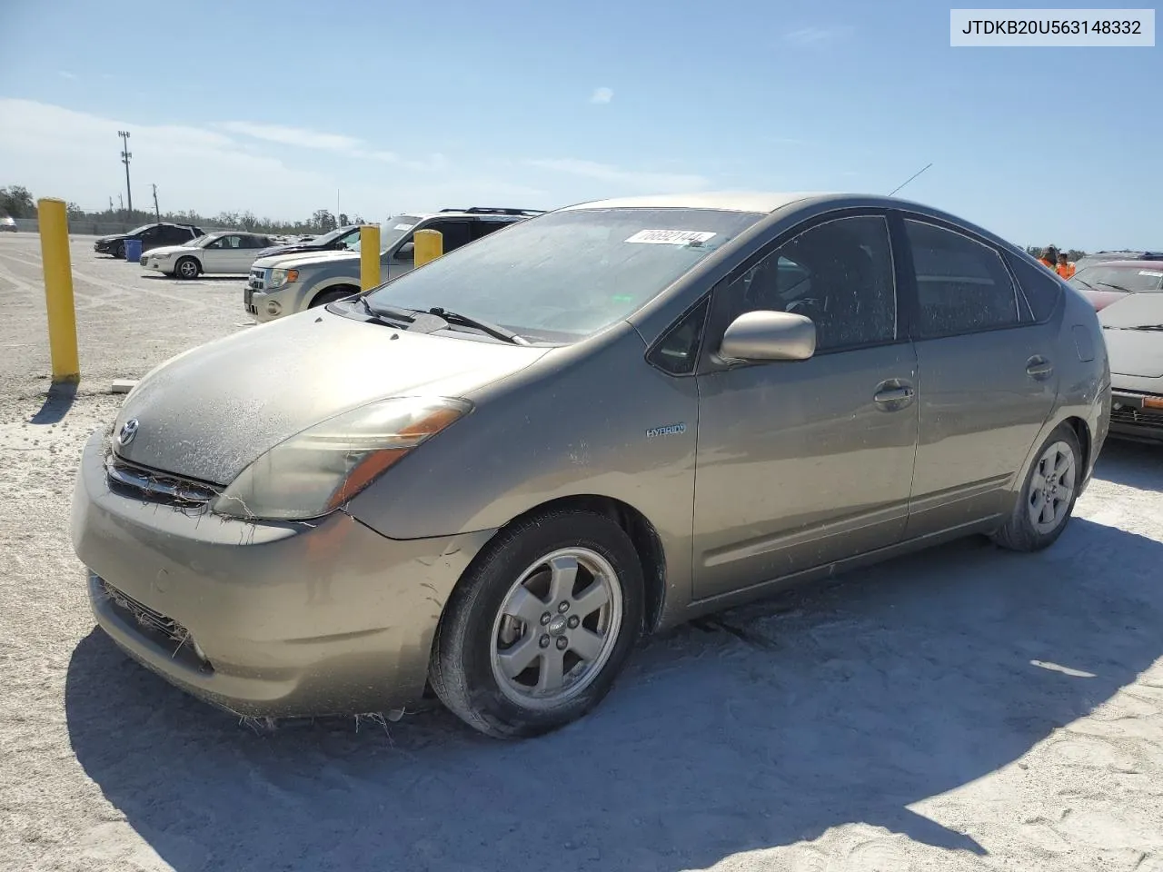 2006 Toyota Prius VIN: JTDKB20U563148332 Lot: 76692144