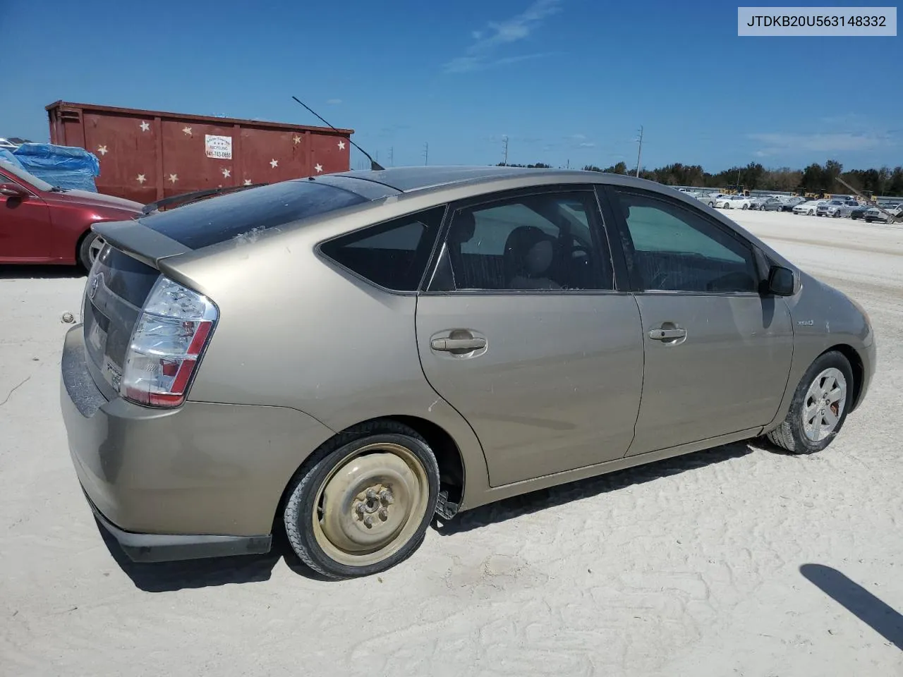 2006 Toyota Prius VIN: JTDKB20U563148332 Lot: 76692144