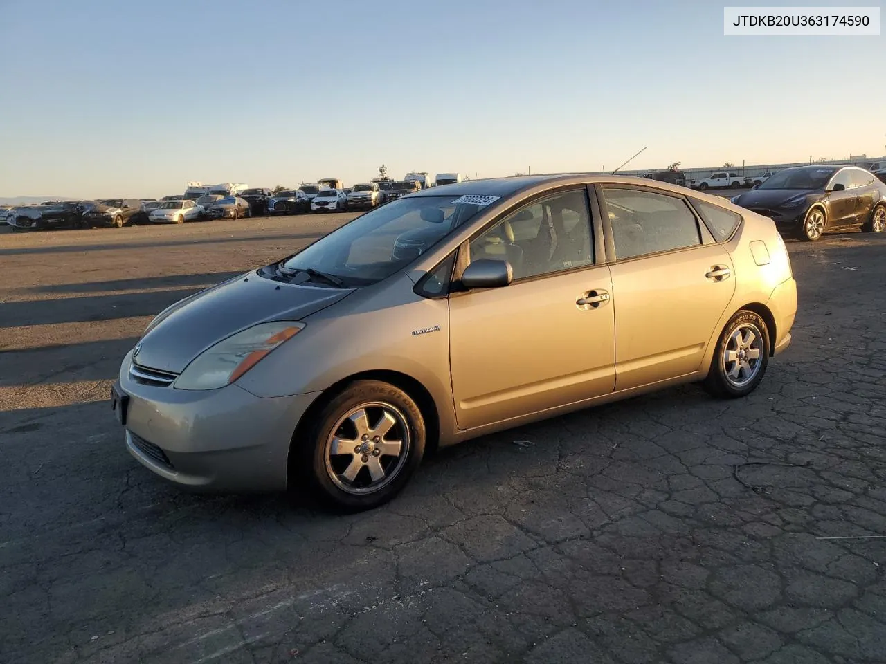 2006 Toyota Prius VIN: JTDKB20U363174590 Lot: 76832224