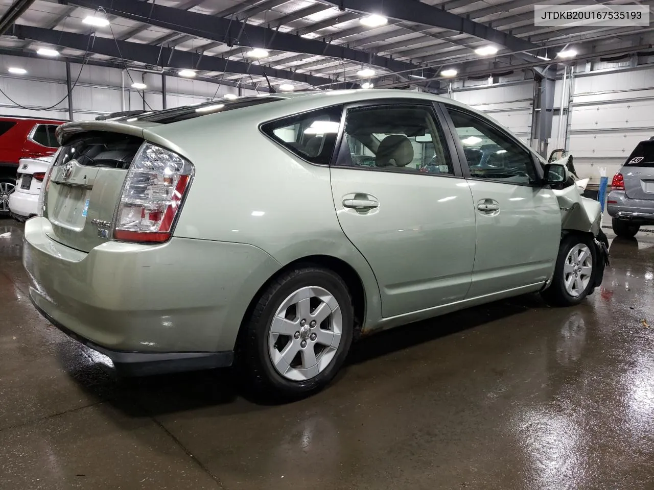 2006 Toyota Prius VIN: JTDKB20U167535193 Lot: 77114554