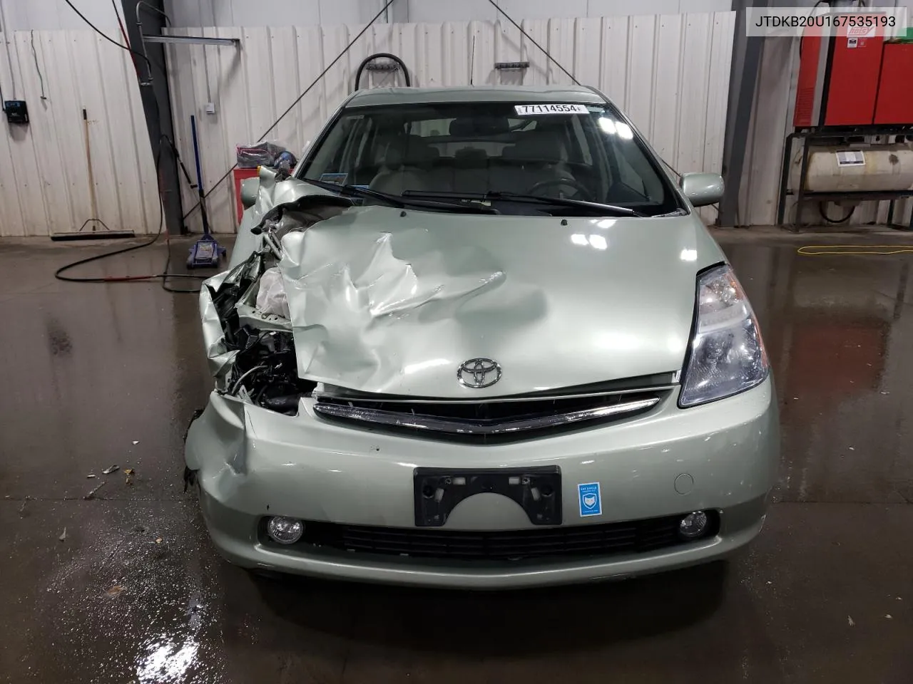 2006 Toyota Prius VIN: JTDKB20U167535193 Lot: 77114554