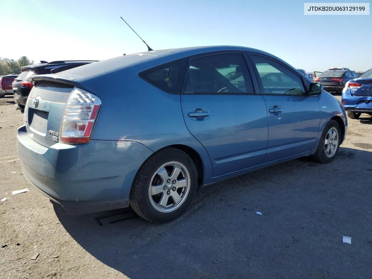 2006 Toyota Prius VIN: JTDKB20U063129199 Lot: 77346184