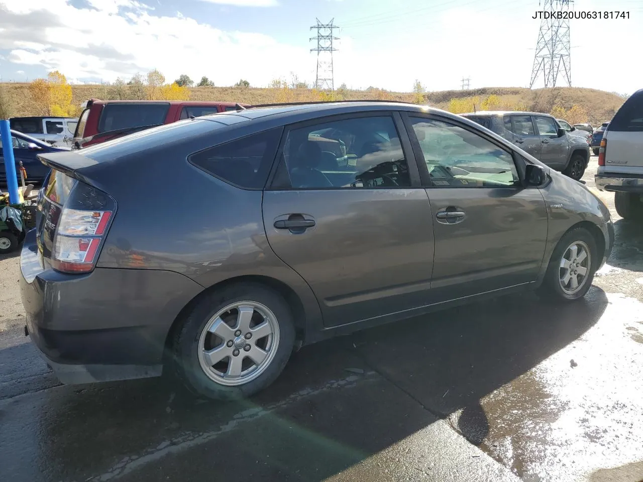 2006 Toyota Prius VIN: JTDKB20U063181741 Lot: 77375674