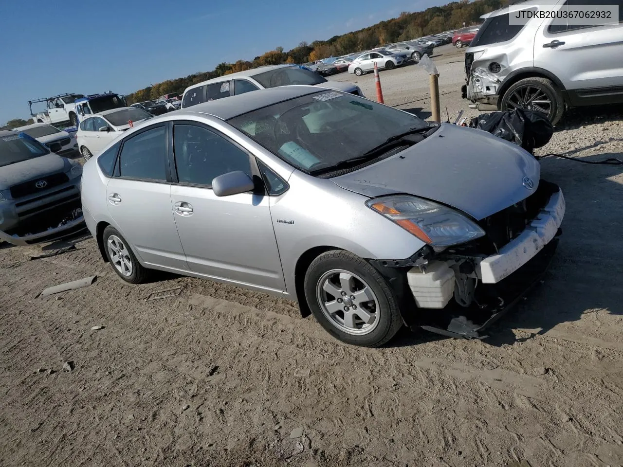 2006 Toyota Prius VIN: JTDKB20U367062932 Lot: 77568554