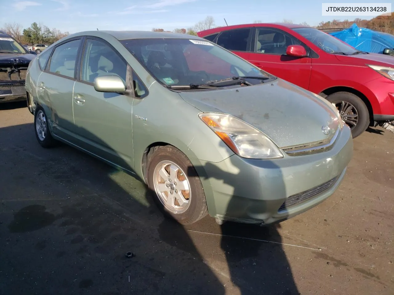 2006 Toyota Prius VIN: JTDKB22U263134238 Lot: 78693974