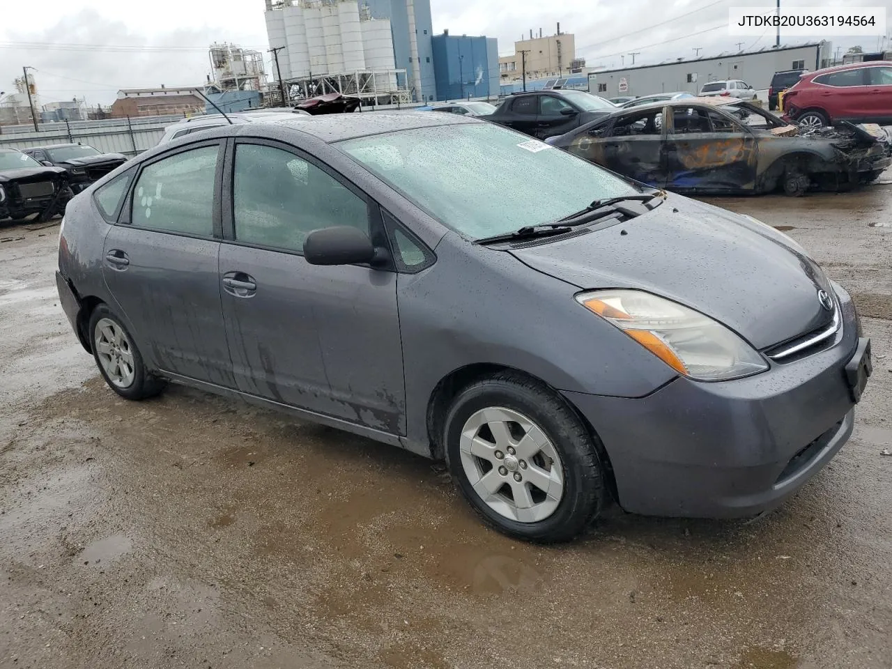 2006 Toyota Prius VIN: JTDKB20U363194564 Lot: 78709184