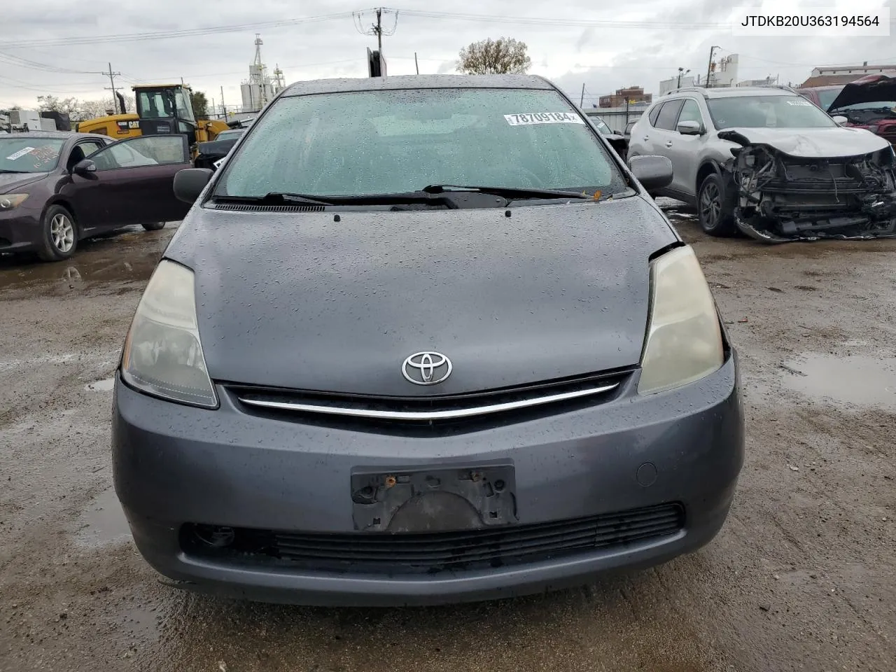 2006 Toyota Prius VIN: JTDKB20U363194564 Lot: 78709184