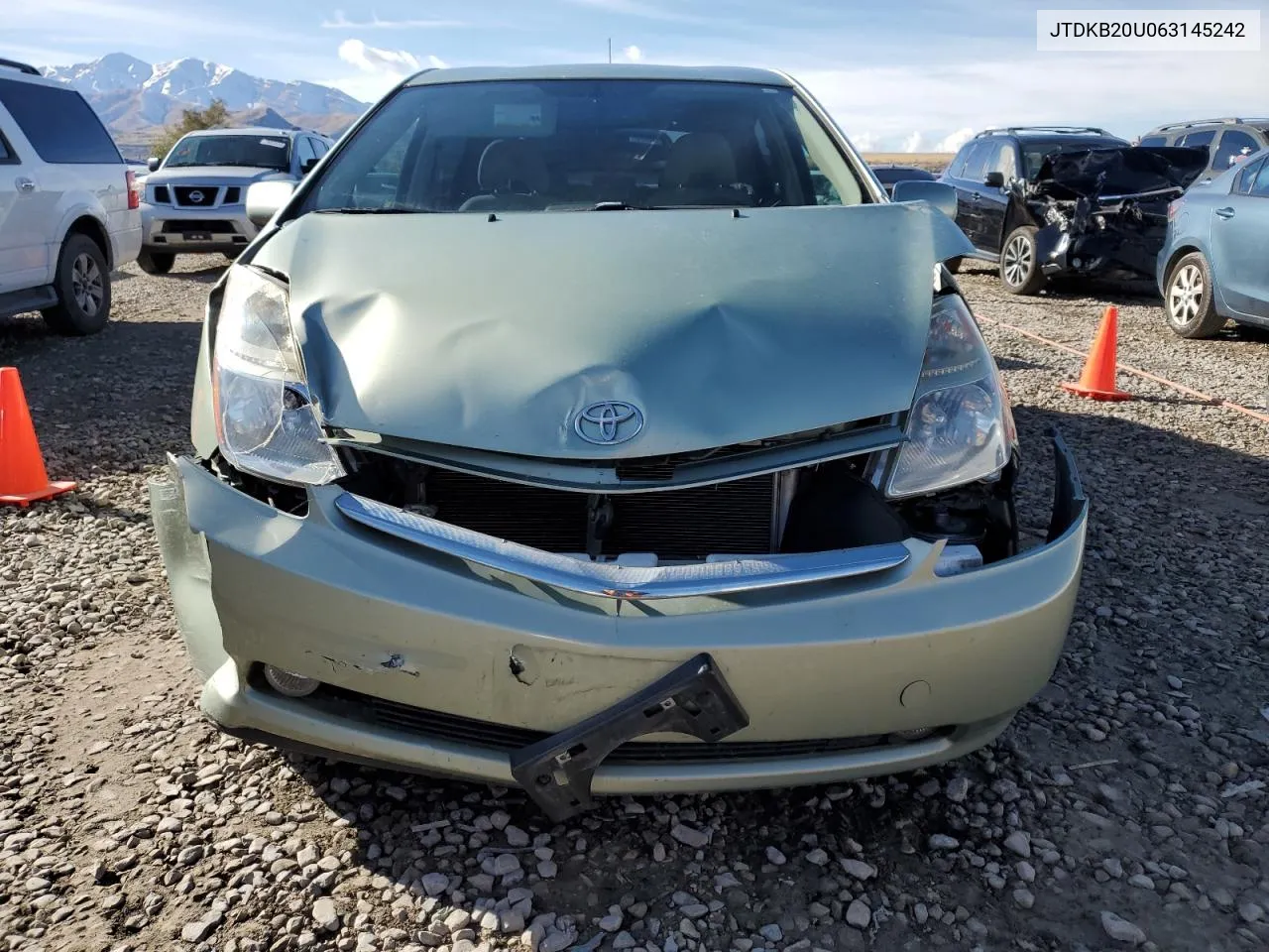 2006 Toyota Prius VIN: JTDKB20U063145242 Lot: 78743824