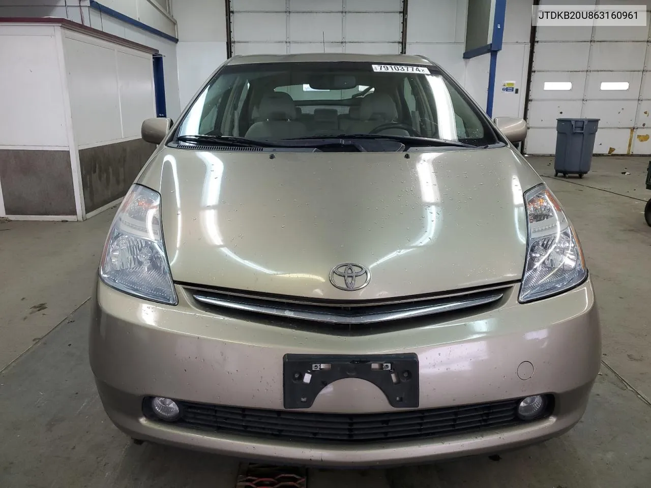 2006 Toyota Prius VIN: JTDKB20U863160961 Lot: 79103774