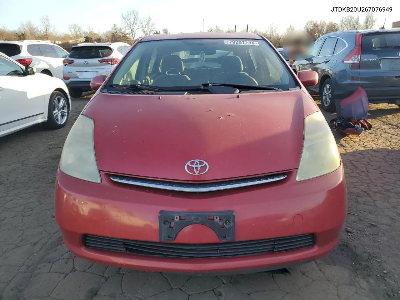 2006 Toyota Prius VIN: JTDKB20U267076949 Lot: 79297234