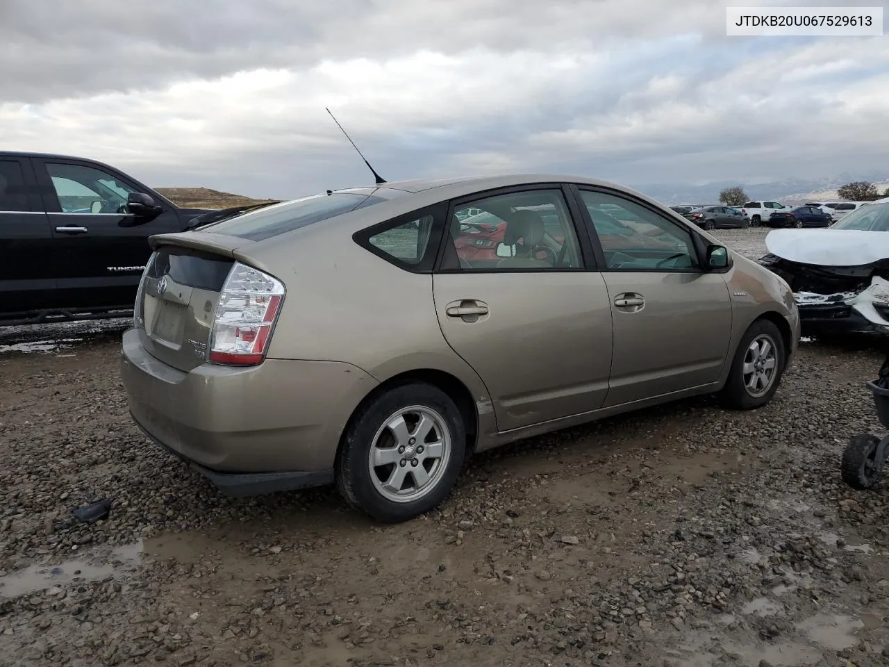 2006 Toyota Prius VIN: JTDKB20U067529613 Lot: 80695594