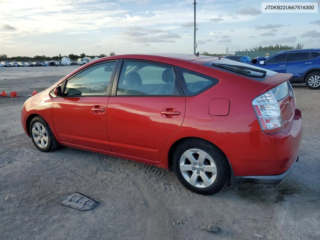 2006 Toyota Prius VIN: JTDKB22U667516300 Lot: 80899764