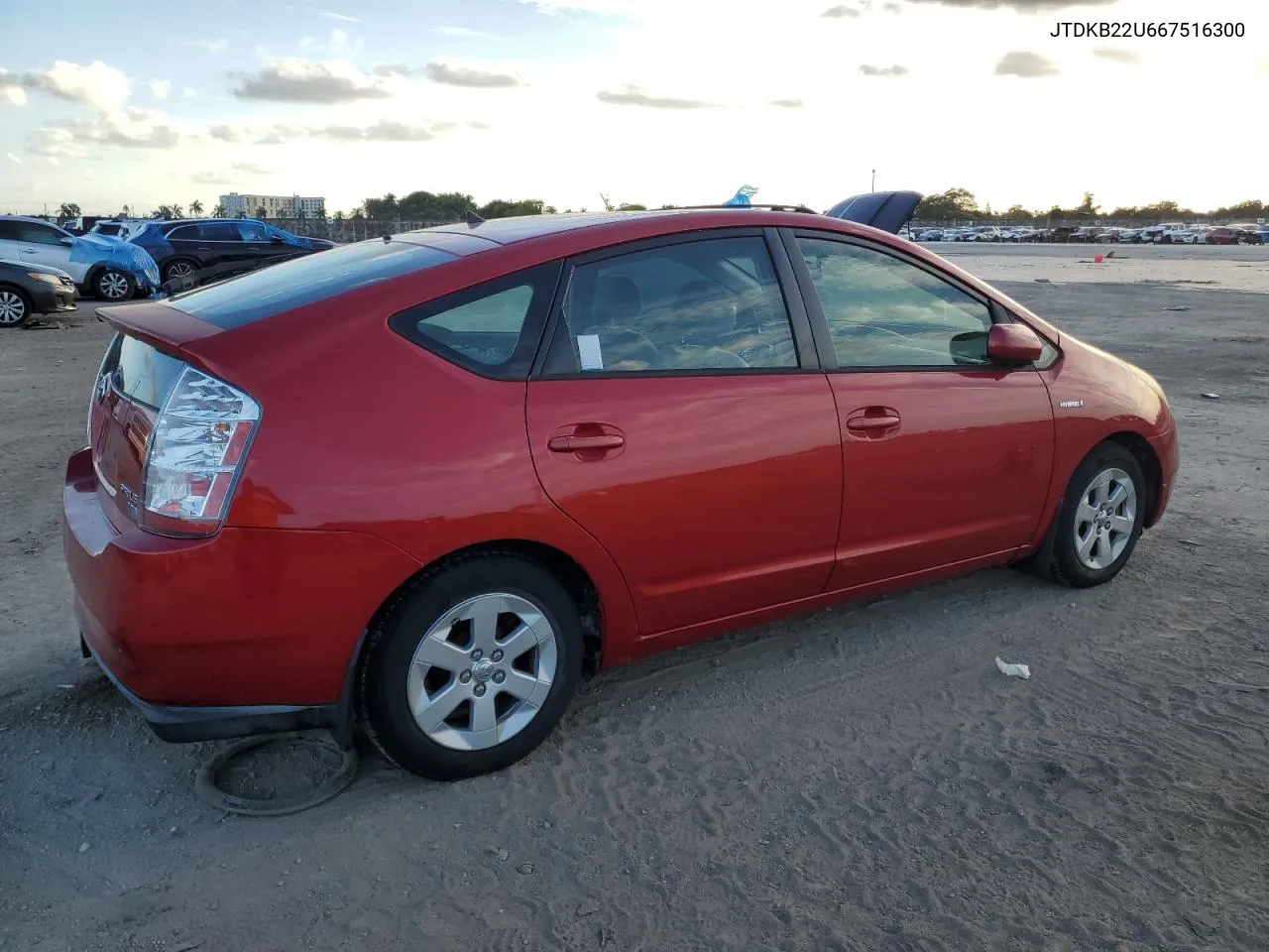 2006 Toyota Prius VIN: JTDKB22U667516300 Lot: 80899764