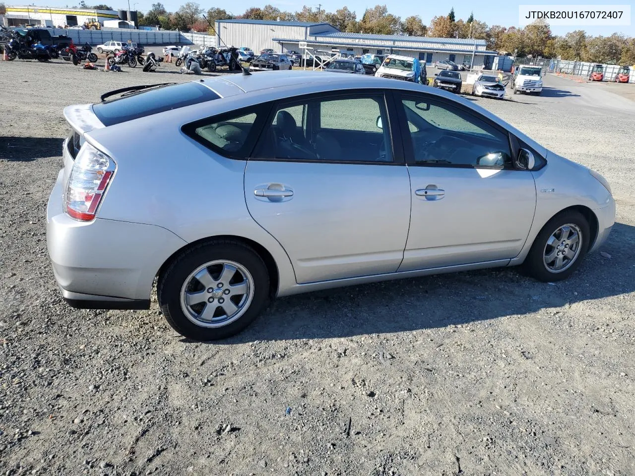 2006 Toyota Prius VIN: JTDKB20U167072407 Lot: 80984494