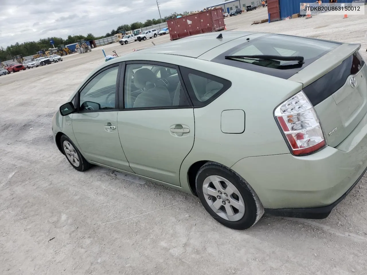 2006 Toyota Prius VIN: JTDKB20U863150012 Lot: 81196574