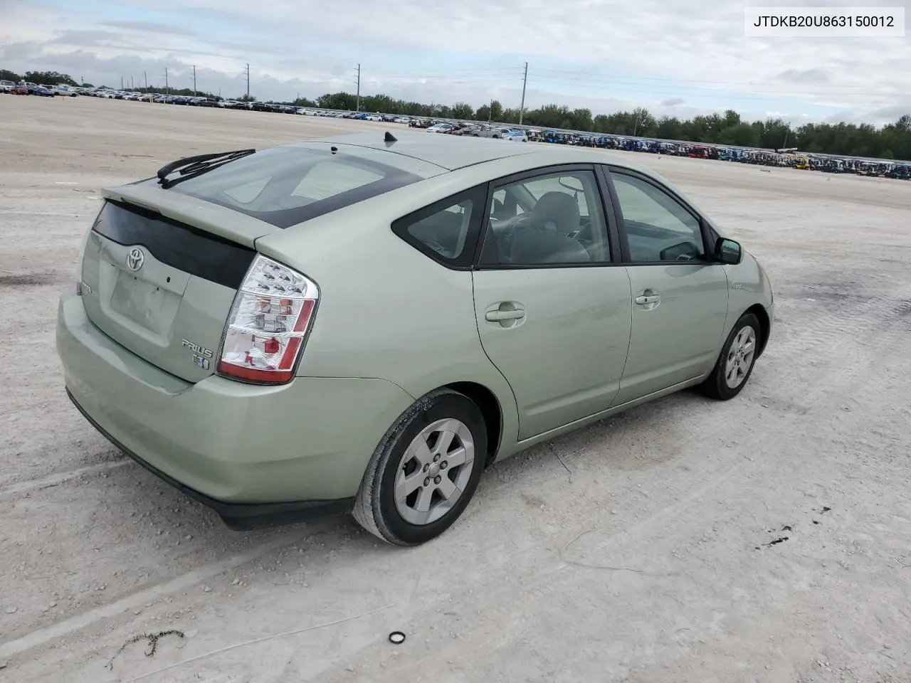 2006 Toyota Prius VIN: JTDKB20U863150012 Lot: 81196574