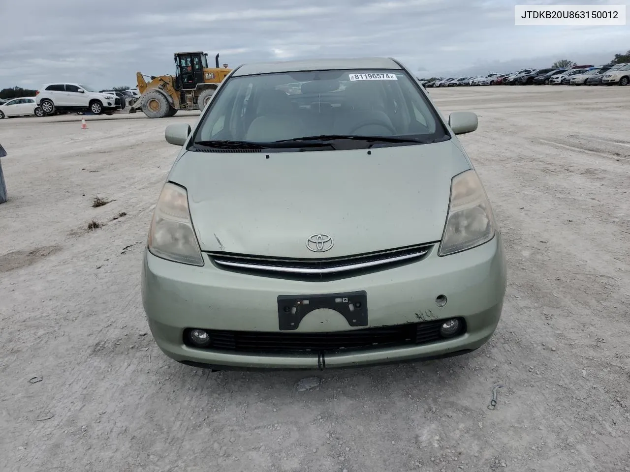 2006 Toyota Prius VIN: JTDKB20U863150012 Lot: 81196574