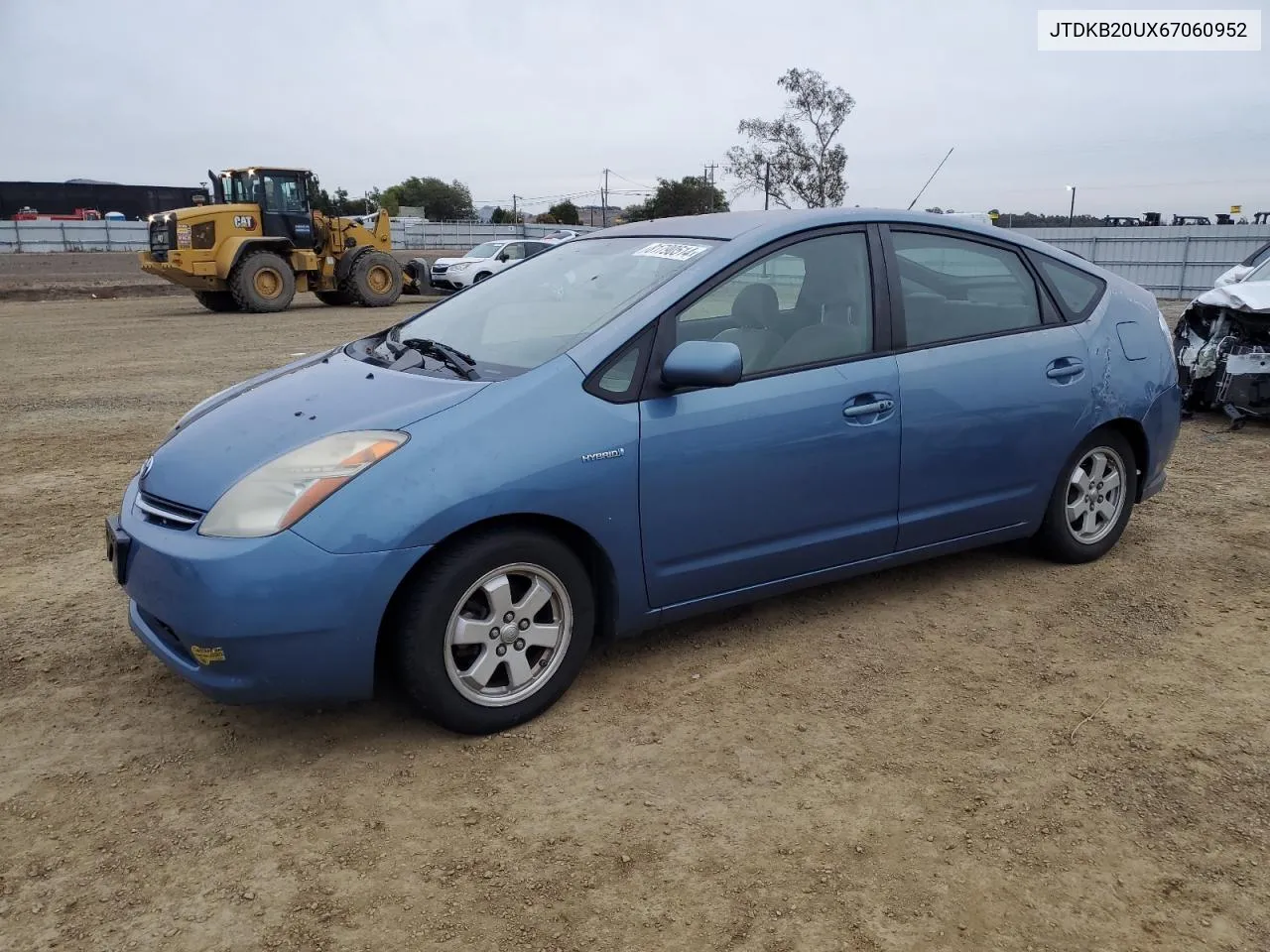 2006 Toyota Prius VIN: JTDKB20UX67060952 Lot: 81790514