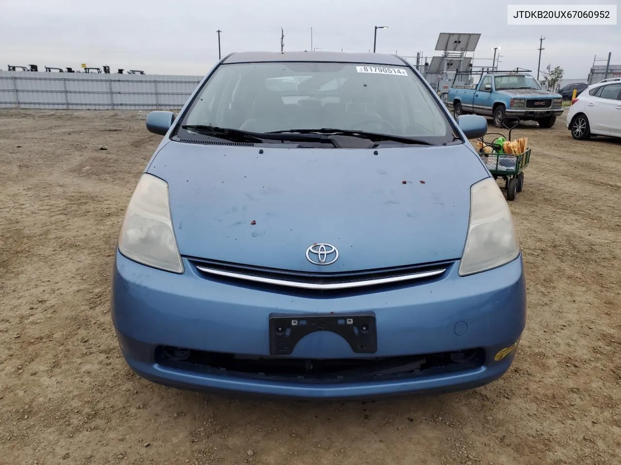 2006 Toyota Prius VIN: JTDKB20UX67060952 Lot: 81790514