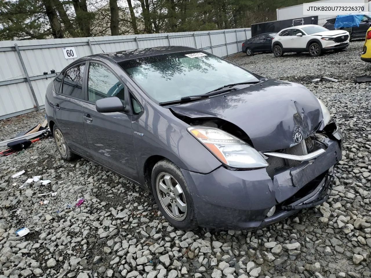 2007 Toyota Prius VIN: JTDKB20U773226370 Lot: 44315134