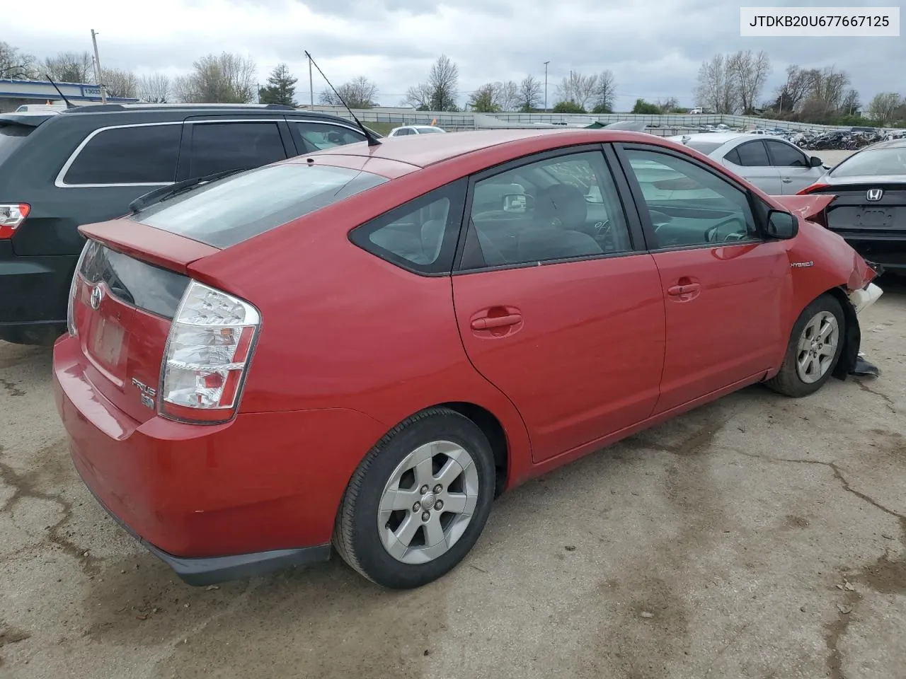 2007 Toyota Prius VIN: JTDKB20U677667125 Lot: 48081564