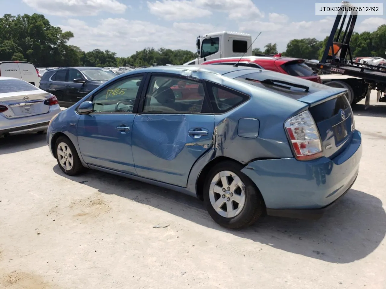 2007 Toyota Prius VIN: JTDKB20U077612492 Lot: 50385274