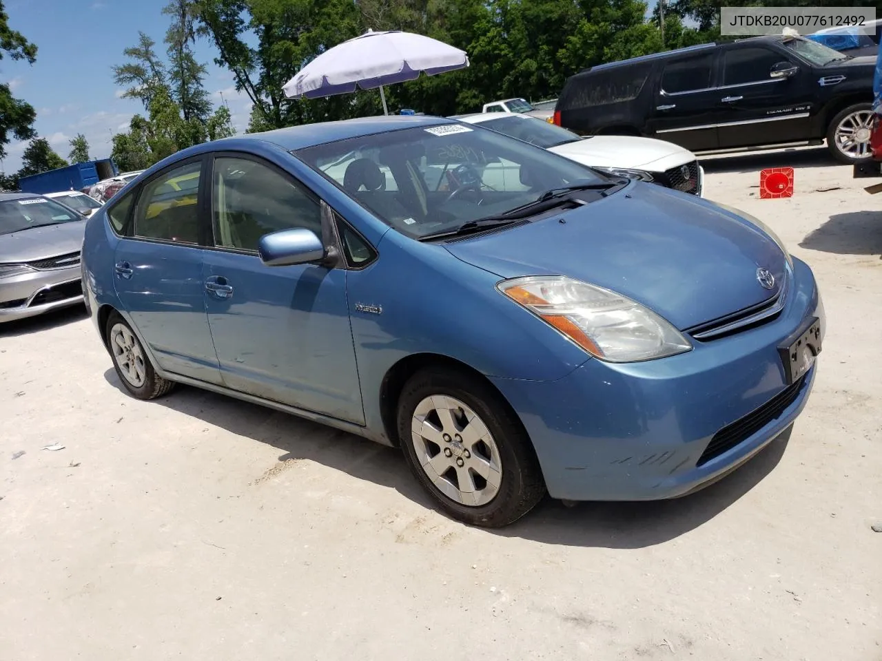 2007 Toyota Prius VIN: JTDKB20U077612492 Lot: 50385274