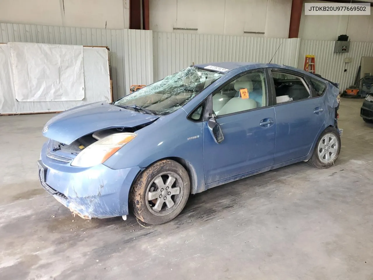 JTDKB20U977669502 2007 Toyota Prius