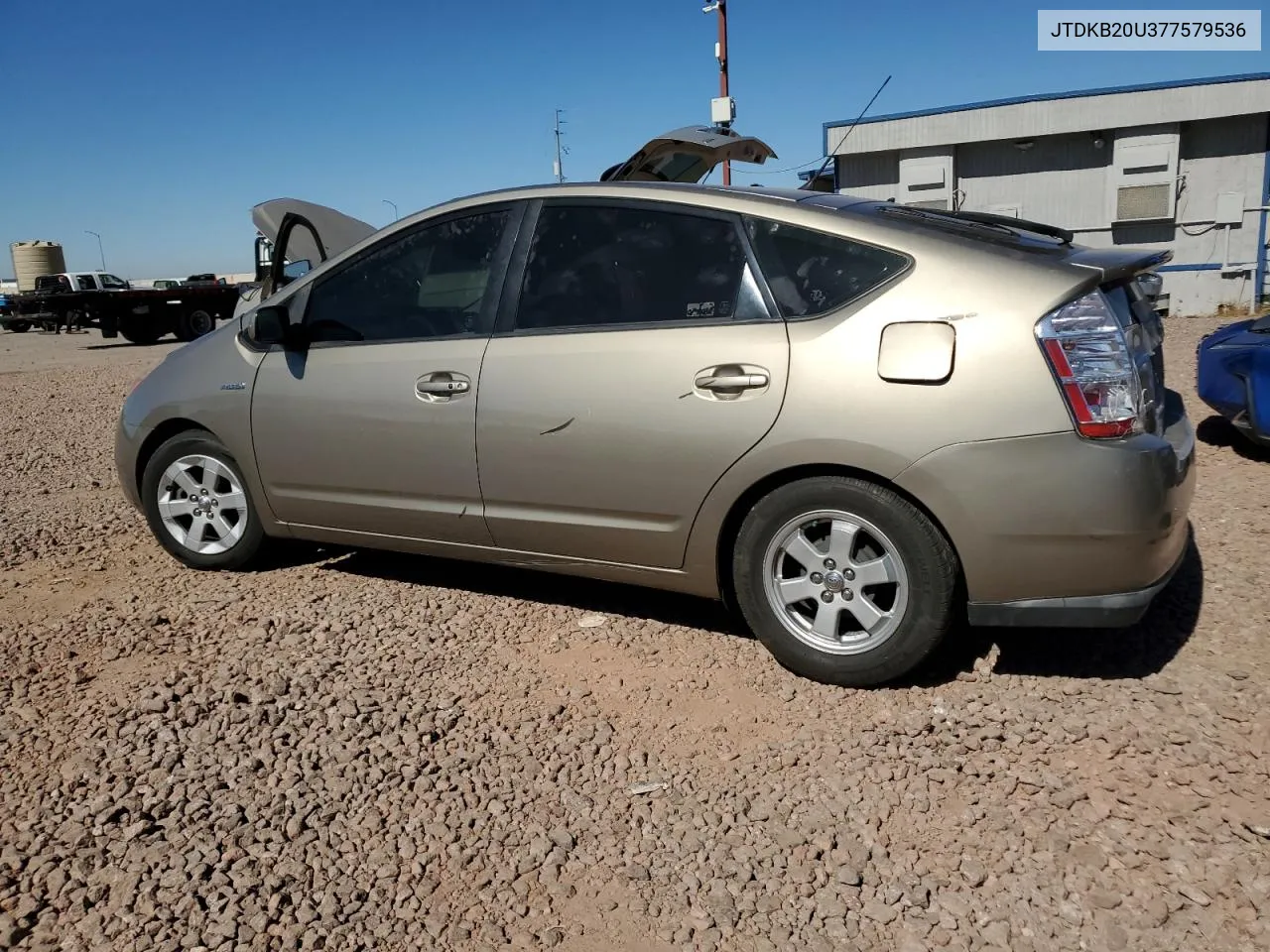 2007 Toyota Prius VIN: JTDKB20U377579536 Lot: 54566524