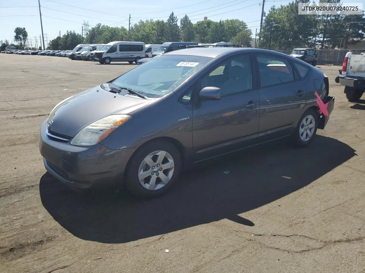 2007 Toyota Prius VIN: JTDKB20U073240725 Lot: 58785144