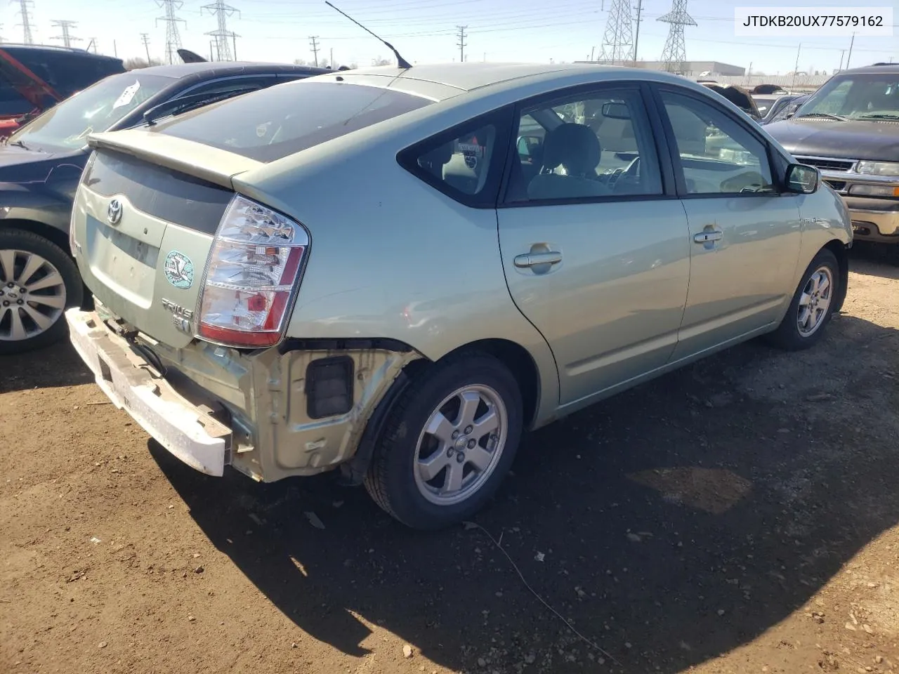 2007 Toyota Prius VIN: JTDKB20UX77579162 Lot: 60029004