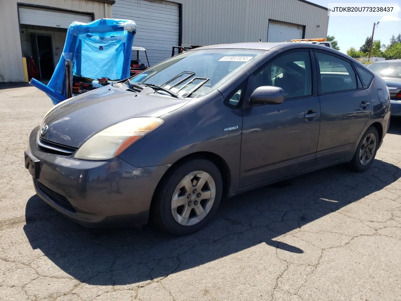 2007 Toyota Prius VIN: JTDKB20U773238437 Lot: 61667324